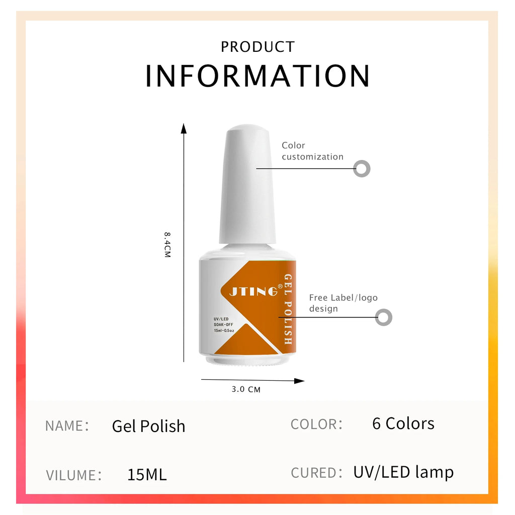 Professional Gel Nail Polish Set – UV Gel with Box