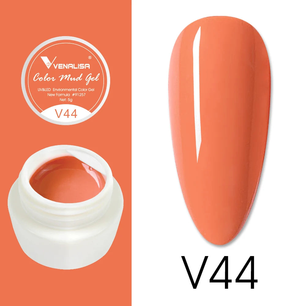 Venalisa Color Mud Gel – Pure Color DIY Nail Art UV Gel Polish
