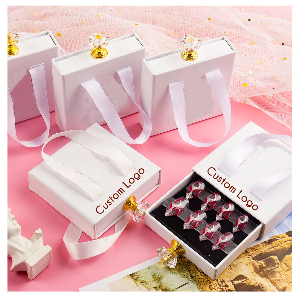 New Arrival Press On Nails – Artificial False Fingernails with Box