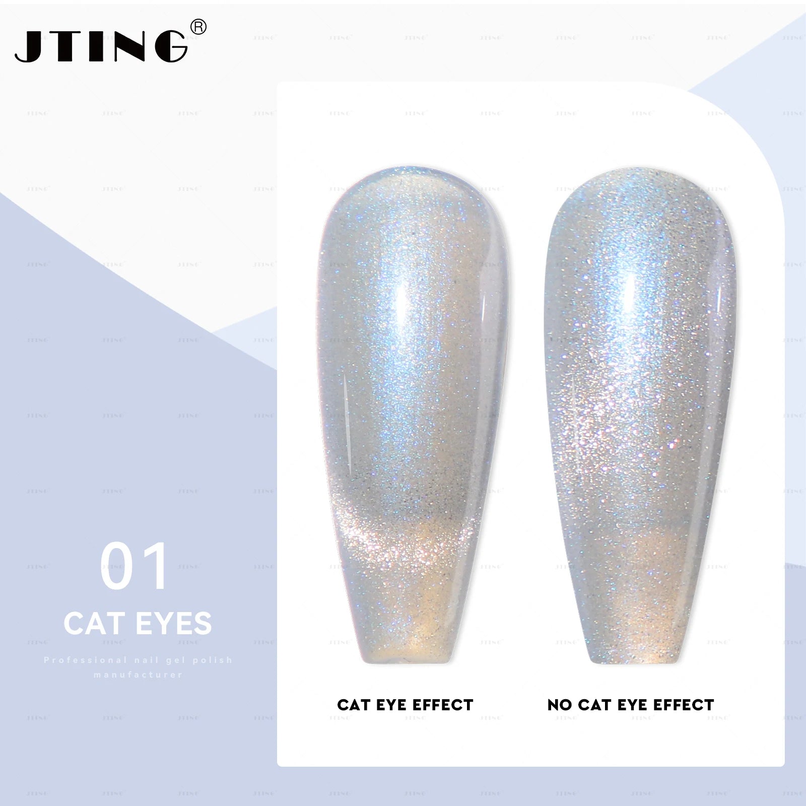 48 Colors Cat Eye Gel Polish Set – Magnetic UV Nail Kit with Box