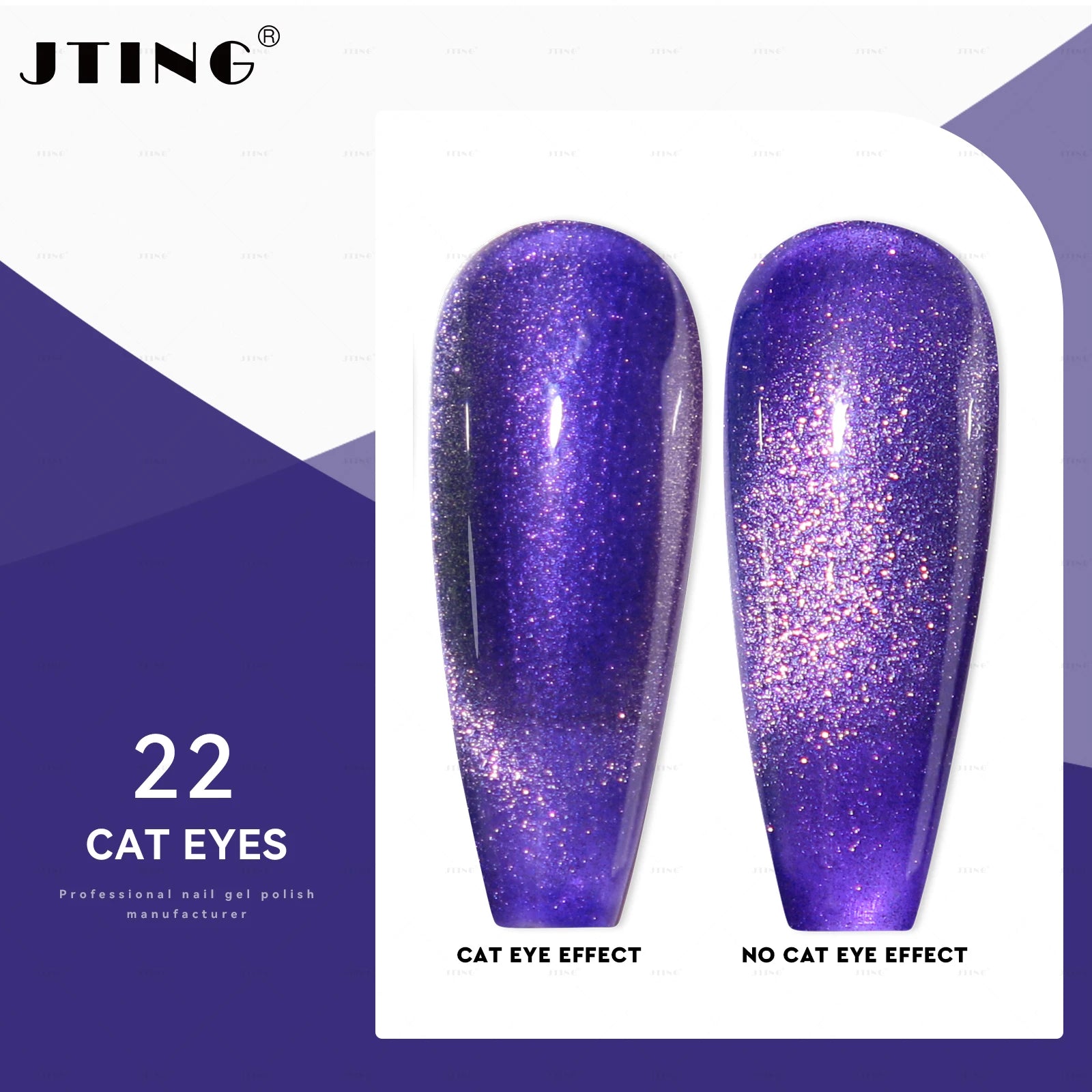 48 Colors Cat Eye Gel Polish Set – Magnetic UV Nail Kit with Box