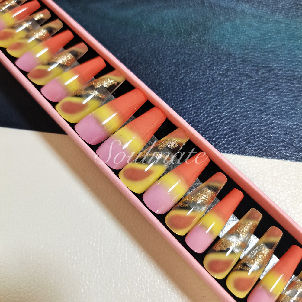 Soulmate  Press On Nails – False Fingernails with Box