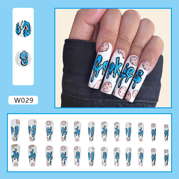Long Coffin Press On Nails – Colorful Matte Ballerina False Nails (Wholesale)