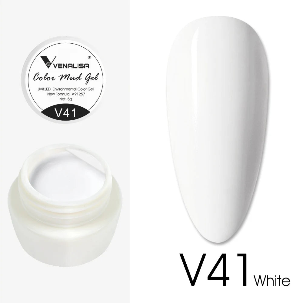 Venalisa Color Mud Gel – Pure Color DIY Nail Art UV Gel Polish