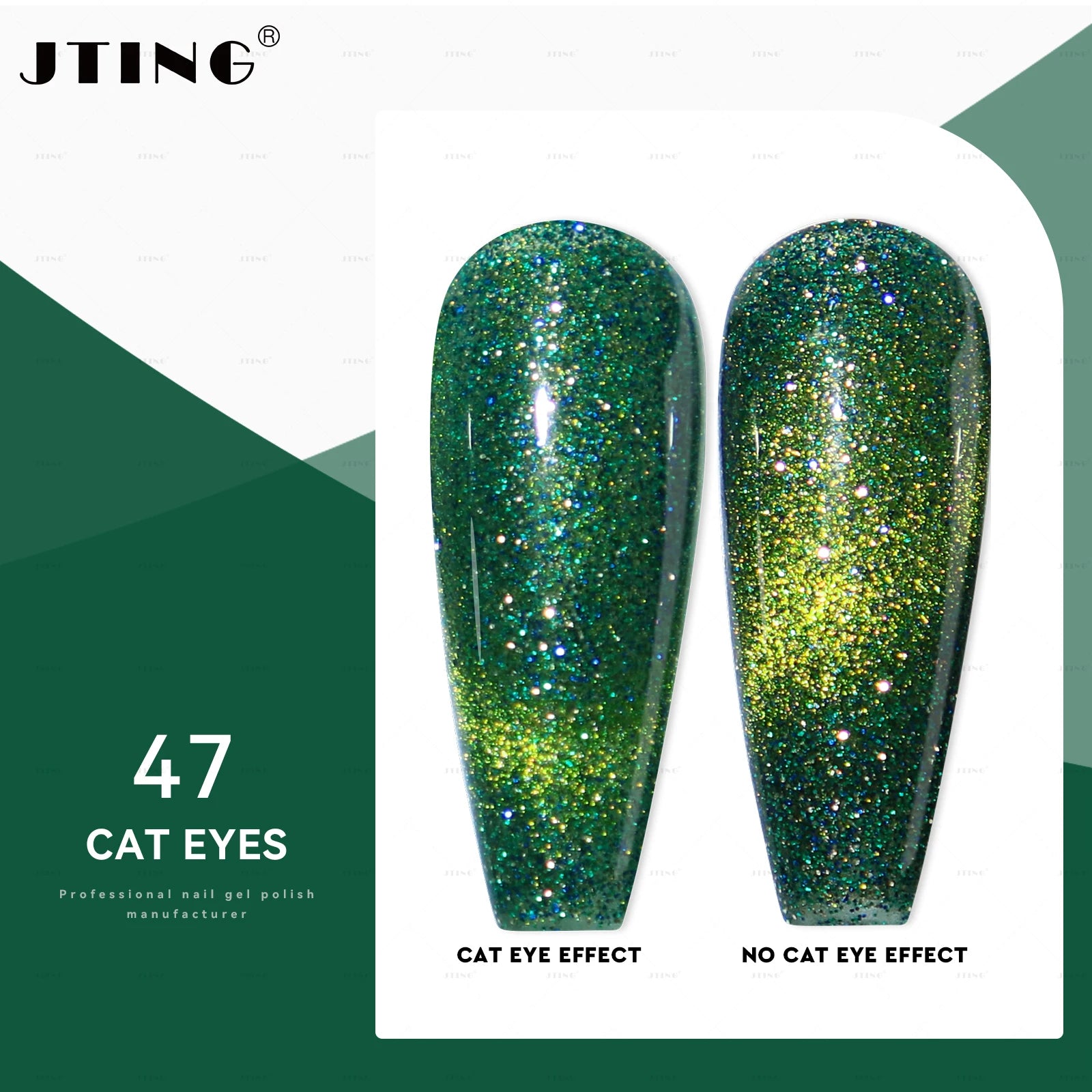 48 Colors Cat Eye Gel Polish Set – Magnetic UV Nail Kit with Box