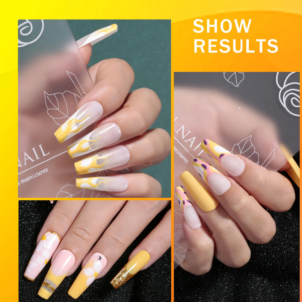 6pcs Gel Nail Polish Set – UV Gel Manicure Kit with Box