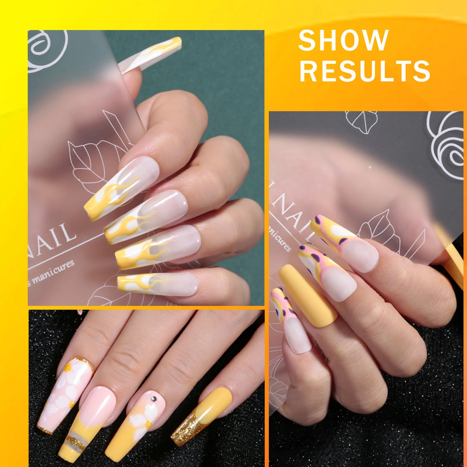 6pcs Gel Nail Polish Set – UV Gel Manicure Kit with Box