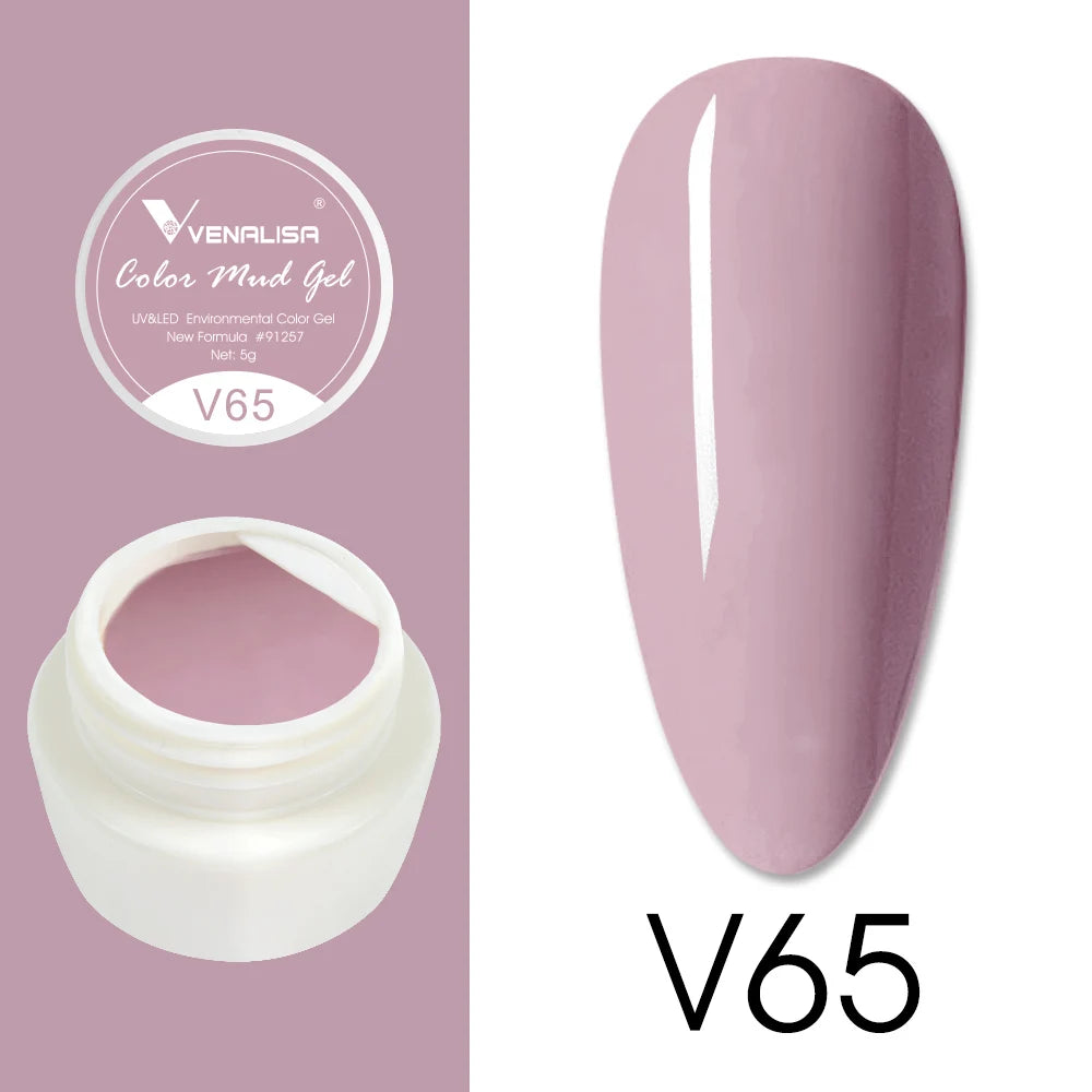Venalisa Color Mud Gel – Pure Color DIY Nail Art UV Gel Polish
