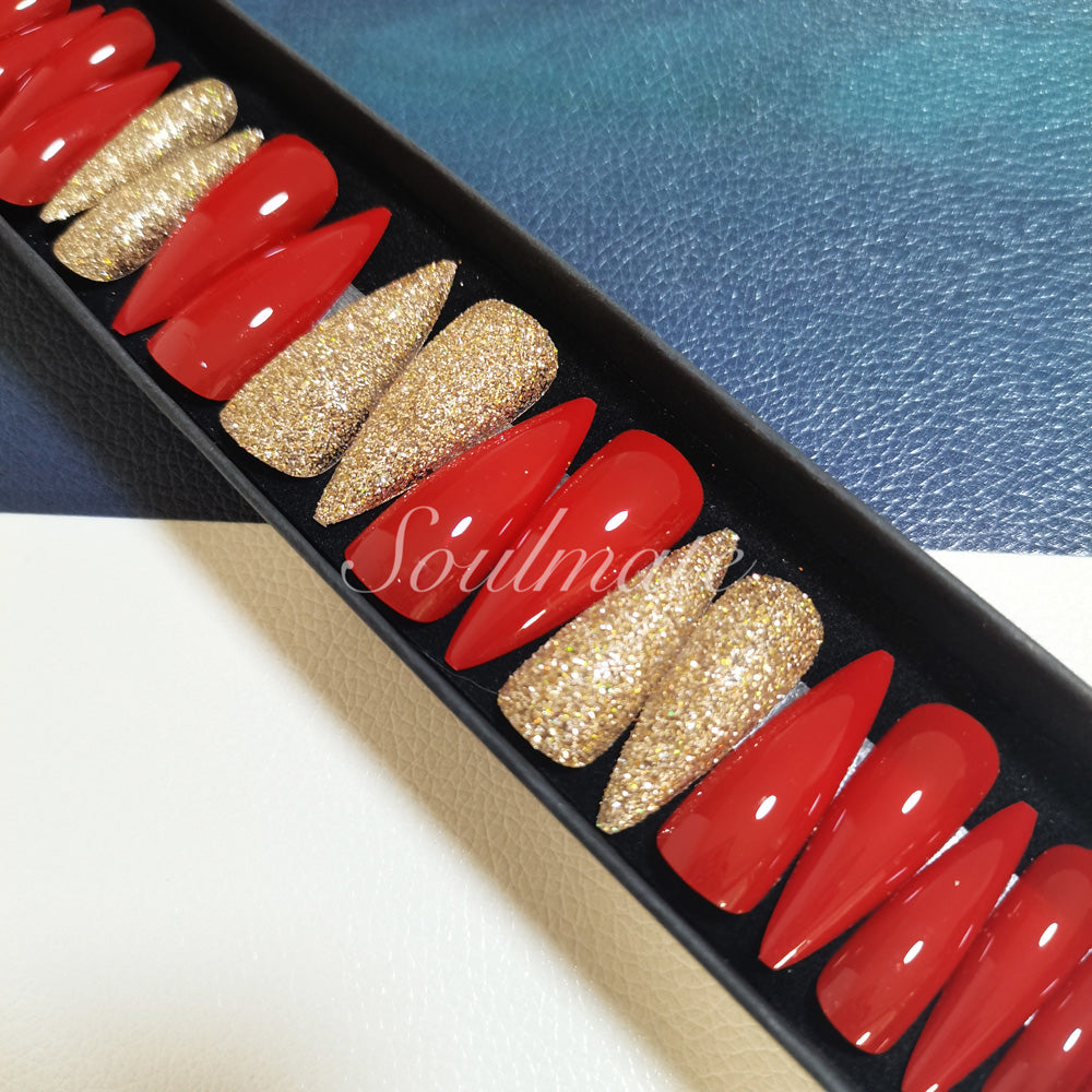 Soulmate  Press On Nails – False Fingernails with Box