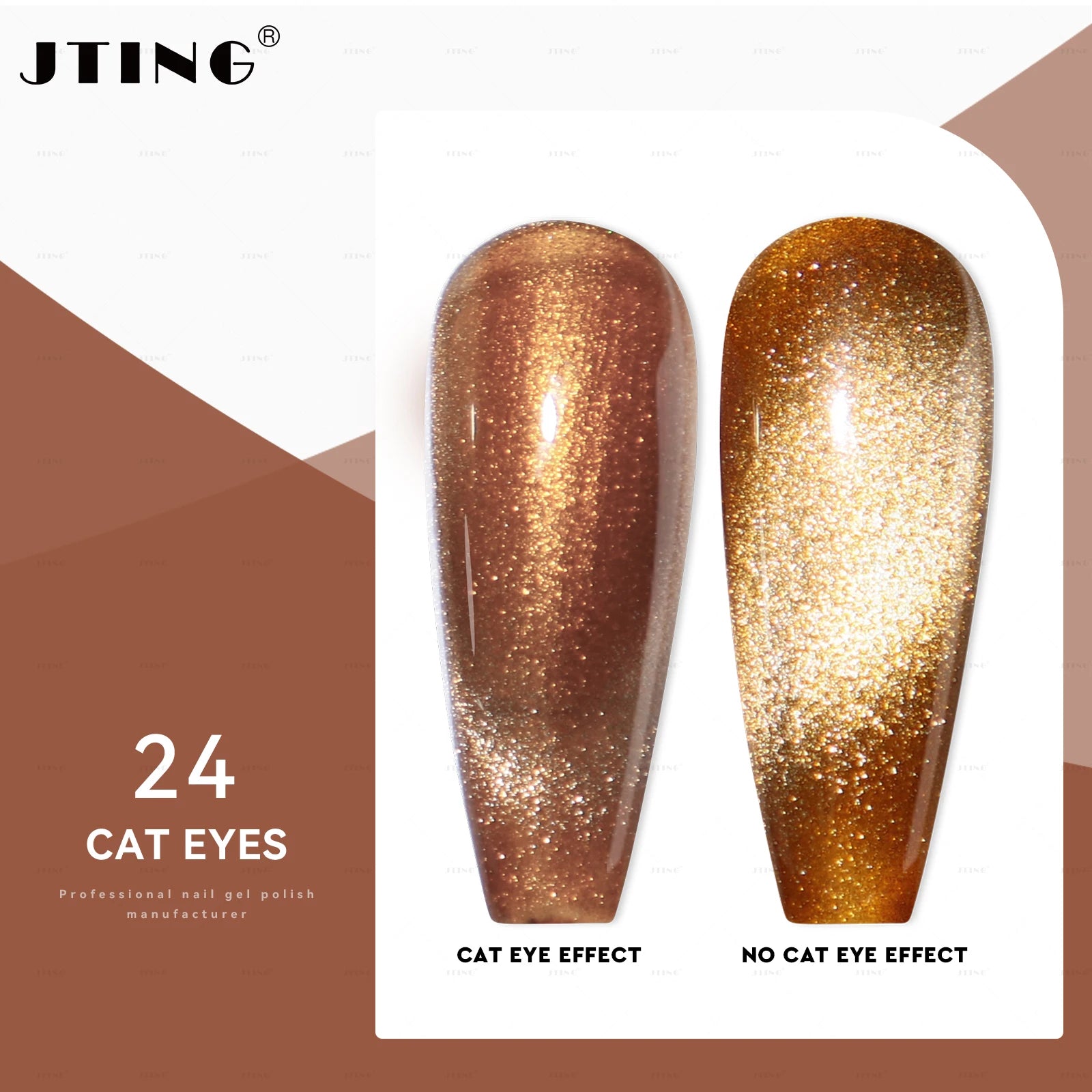 48 Colors Cat Eye Gel Polish Set – Magnetic UV Nail Kit with Box