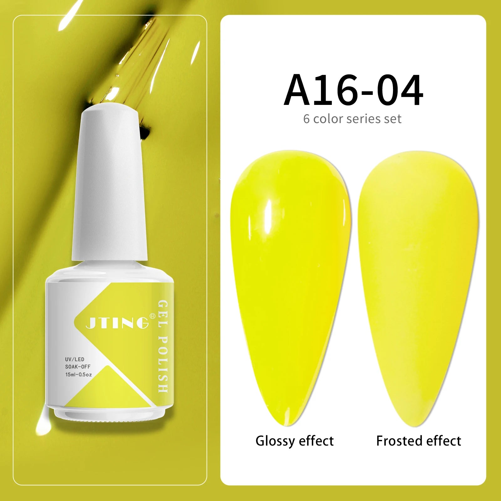 6pcs Gel Nail Polish Set – UV Gel Manicure Kit with Box