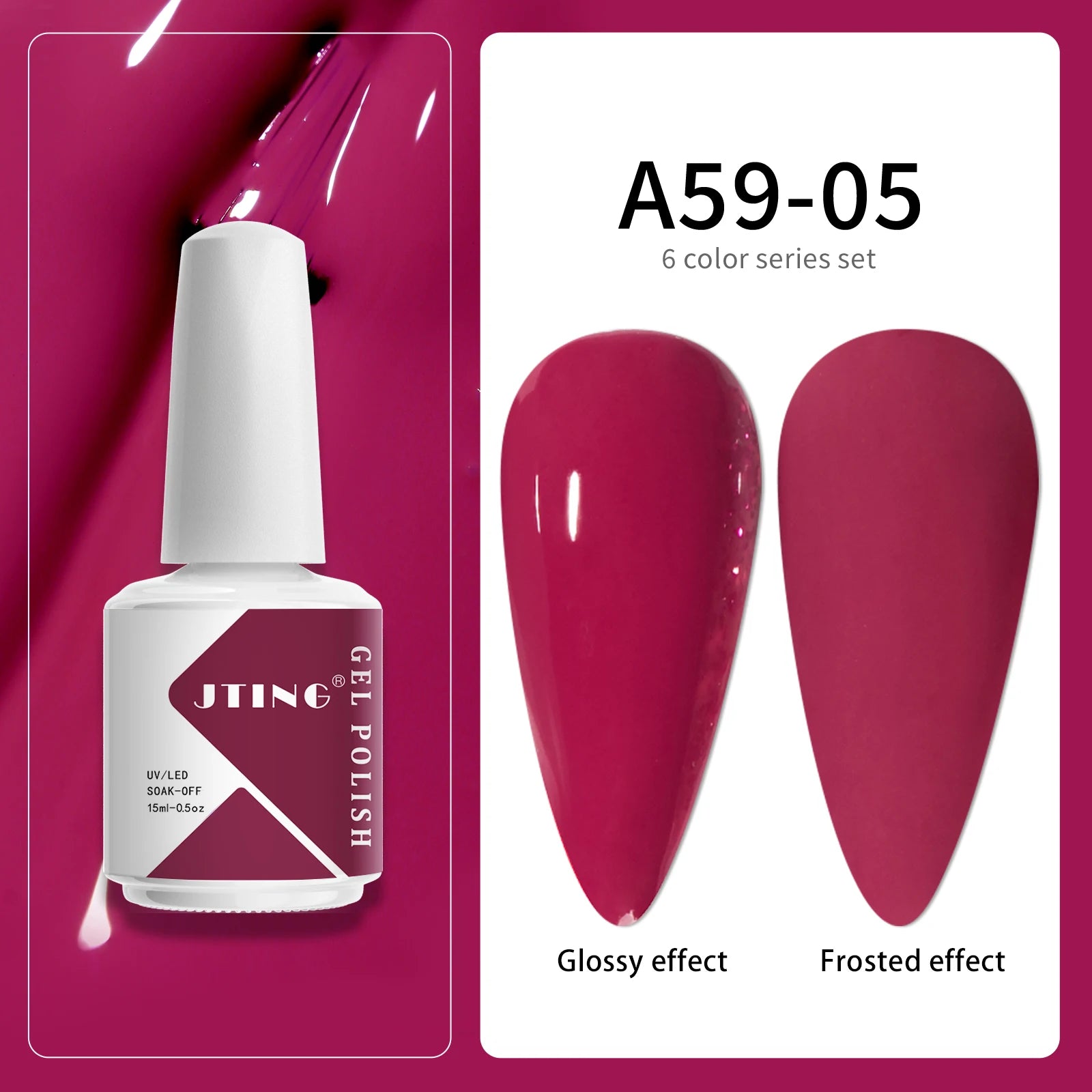 15ml Gel Nail Polish Set – Semi-Permanent UV LED Manicure Kit with Box