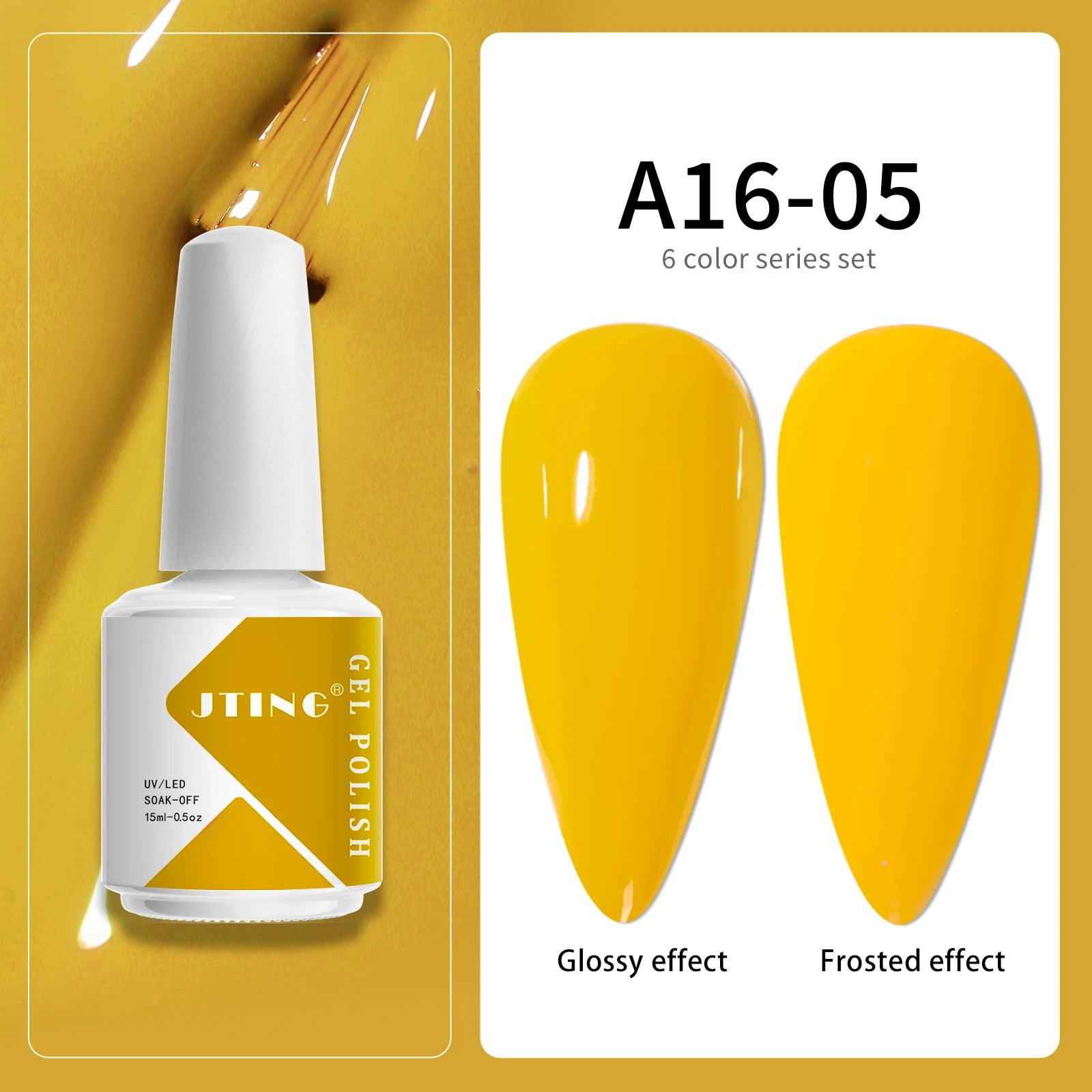 6pcs Gel Nail Polish Set – UV Gel Manicure Kit with Box