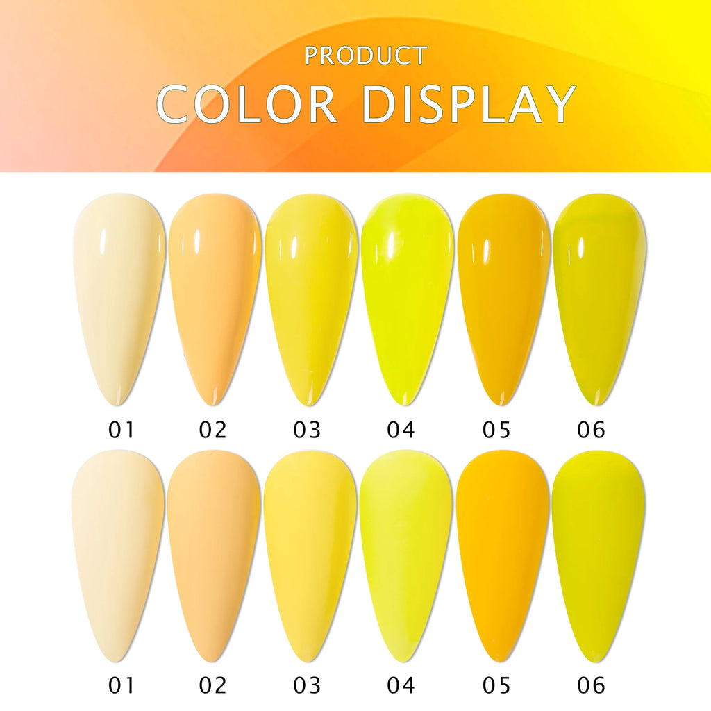 6pcs Gel Nail Polish Set – UV Gel Manicure Kit with Box