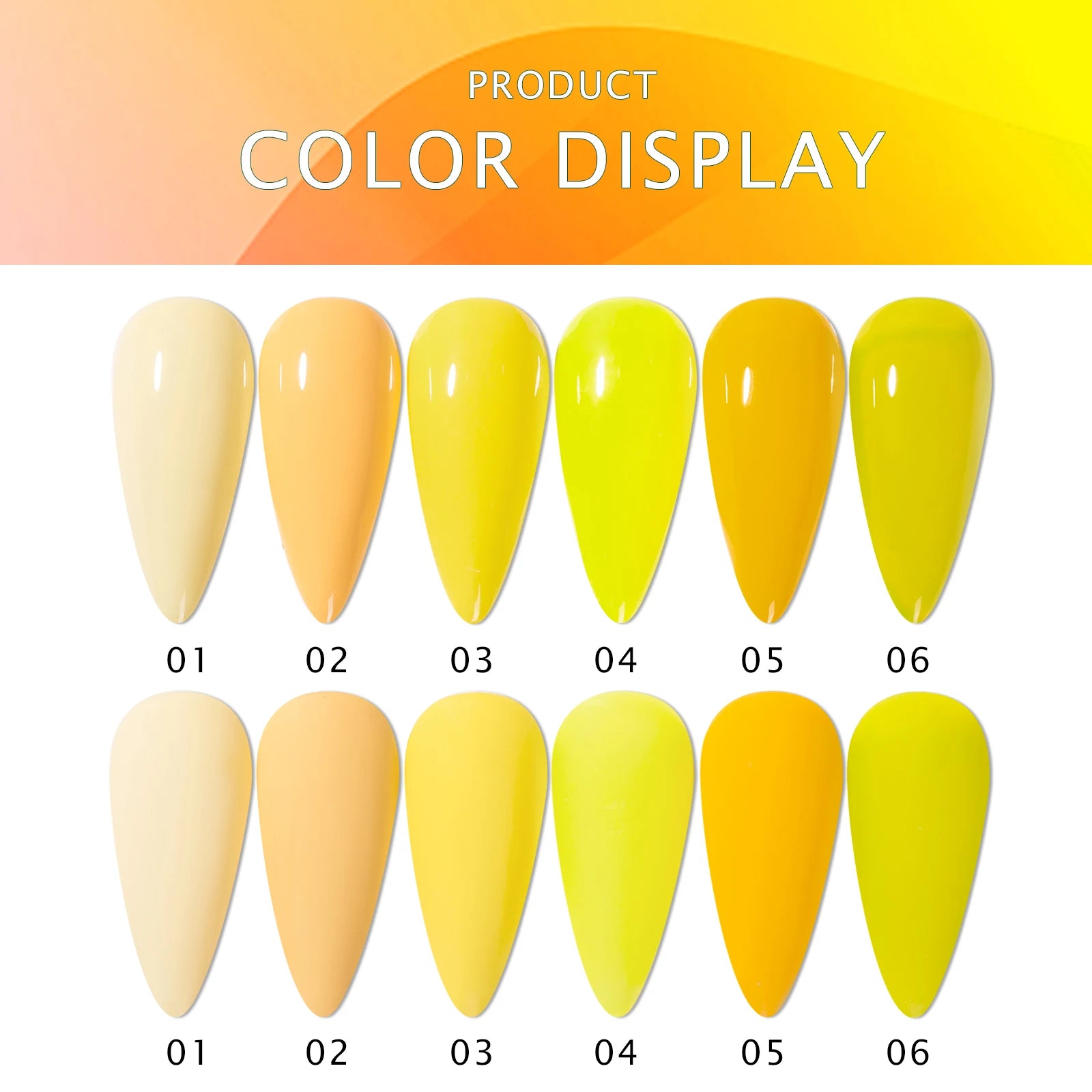 6pcs Gel Nail Polish Set – UV Gel Manicure Kit with Box