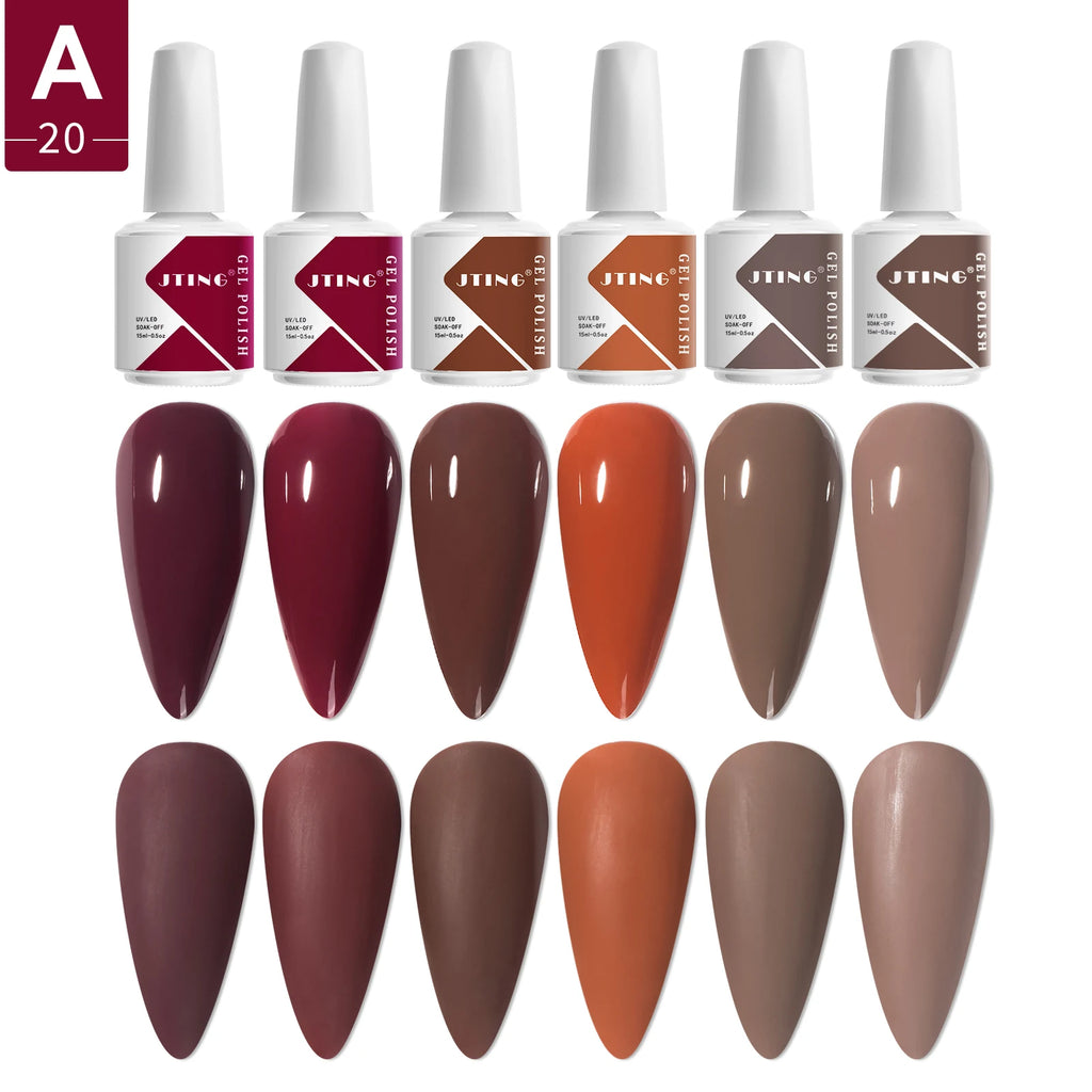 Professional Gel Nail Polish Set – UV Gel with Box