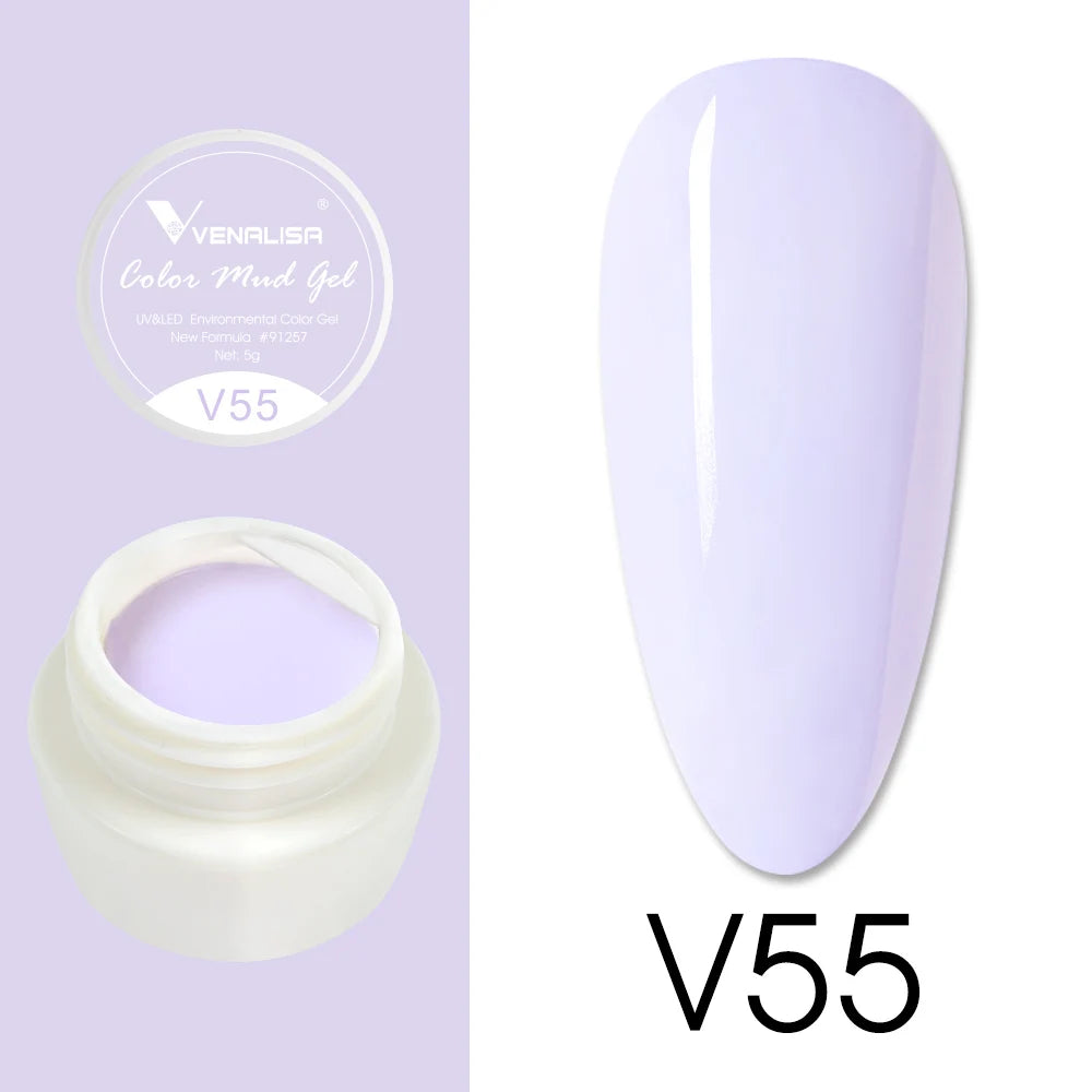 Venalisa Color Mud Gel – Pure Color DIY Nail Art UV Gel Polish