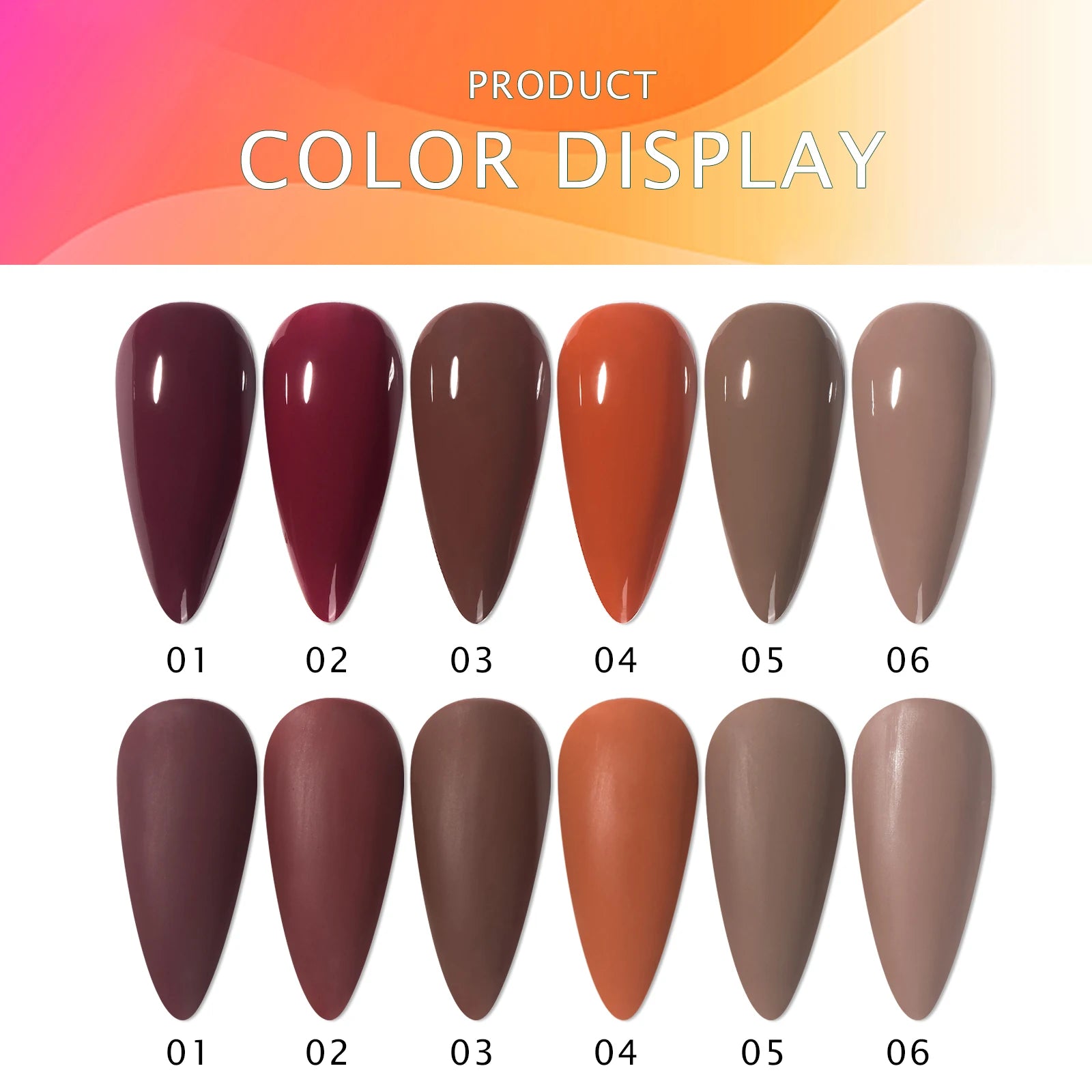 Professional Gel Nail Polish Set – UV Gel with Box