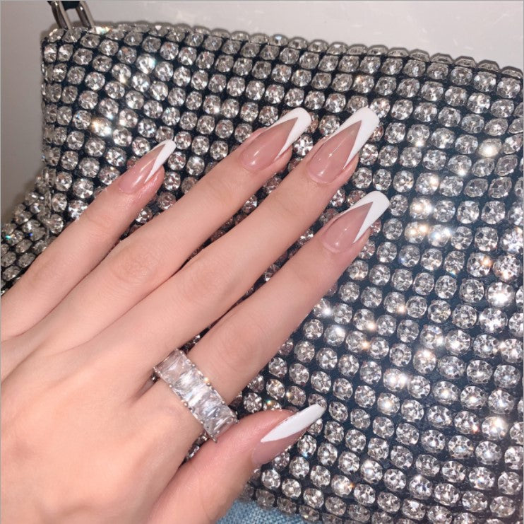 Summer Style Coffin Press On Nails – Acrylic Nail Tips