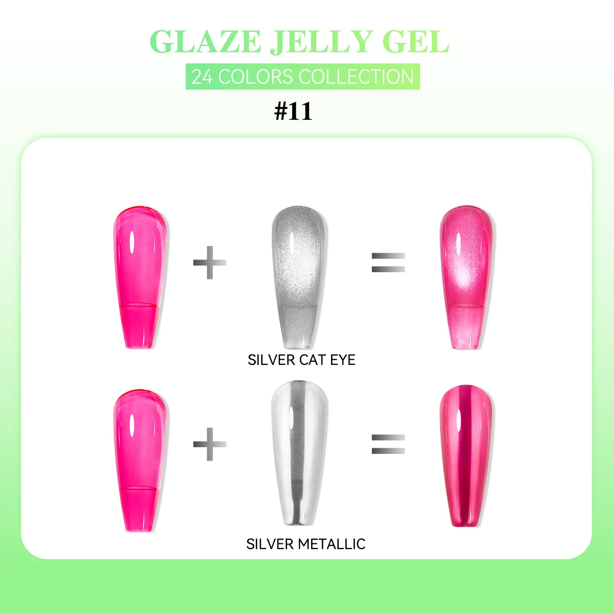 24 Colors Jelly Sheer UV Gel Nail Polish Set – High Pigment with Box