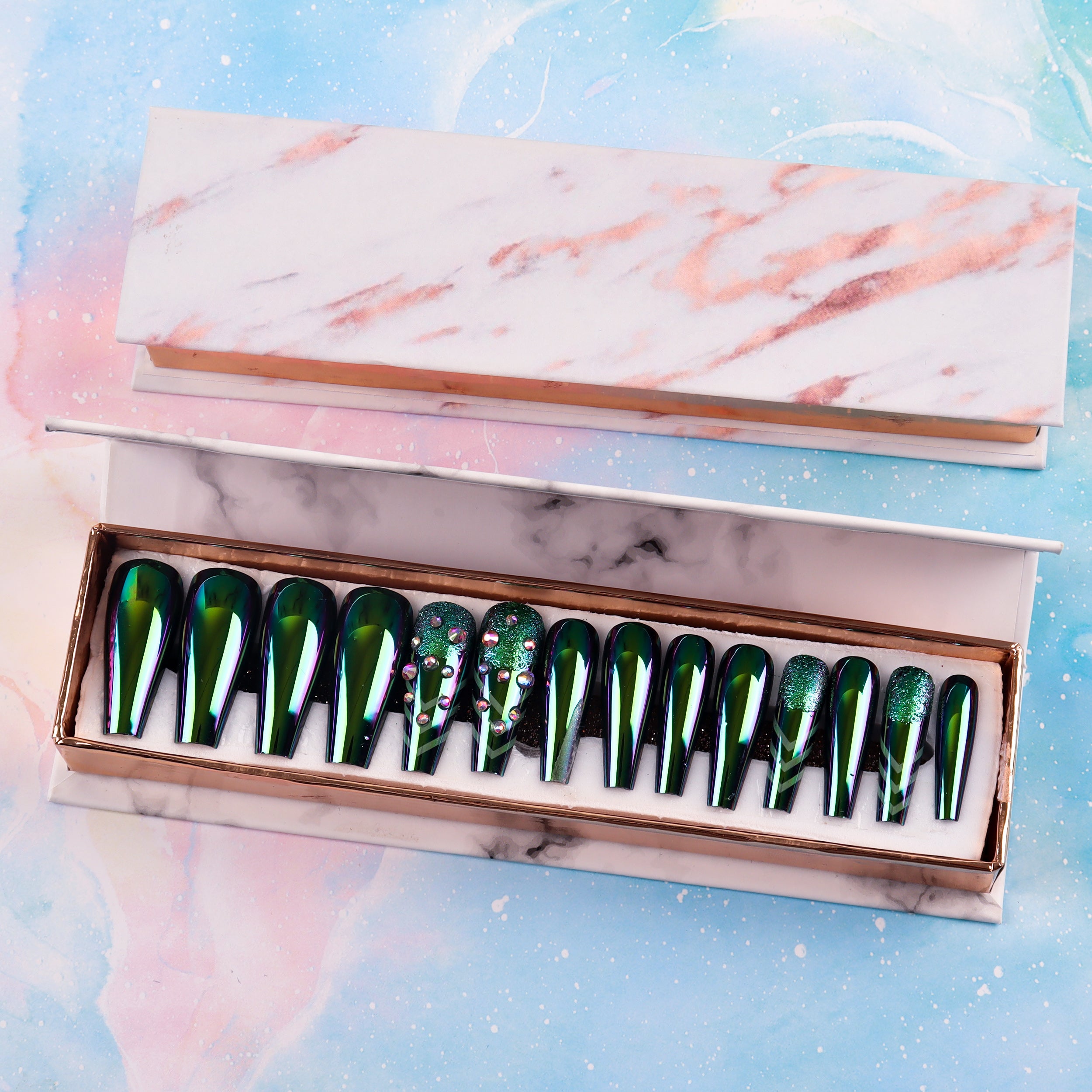 New Arrival Press On Nails – Artificial False Fingernails with Box