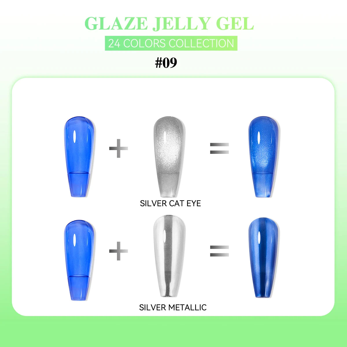 24 Colors Jelly Sheer UV Gel Nail Polish Set – High Pigment with Box