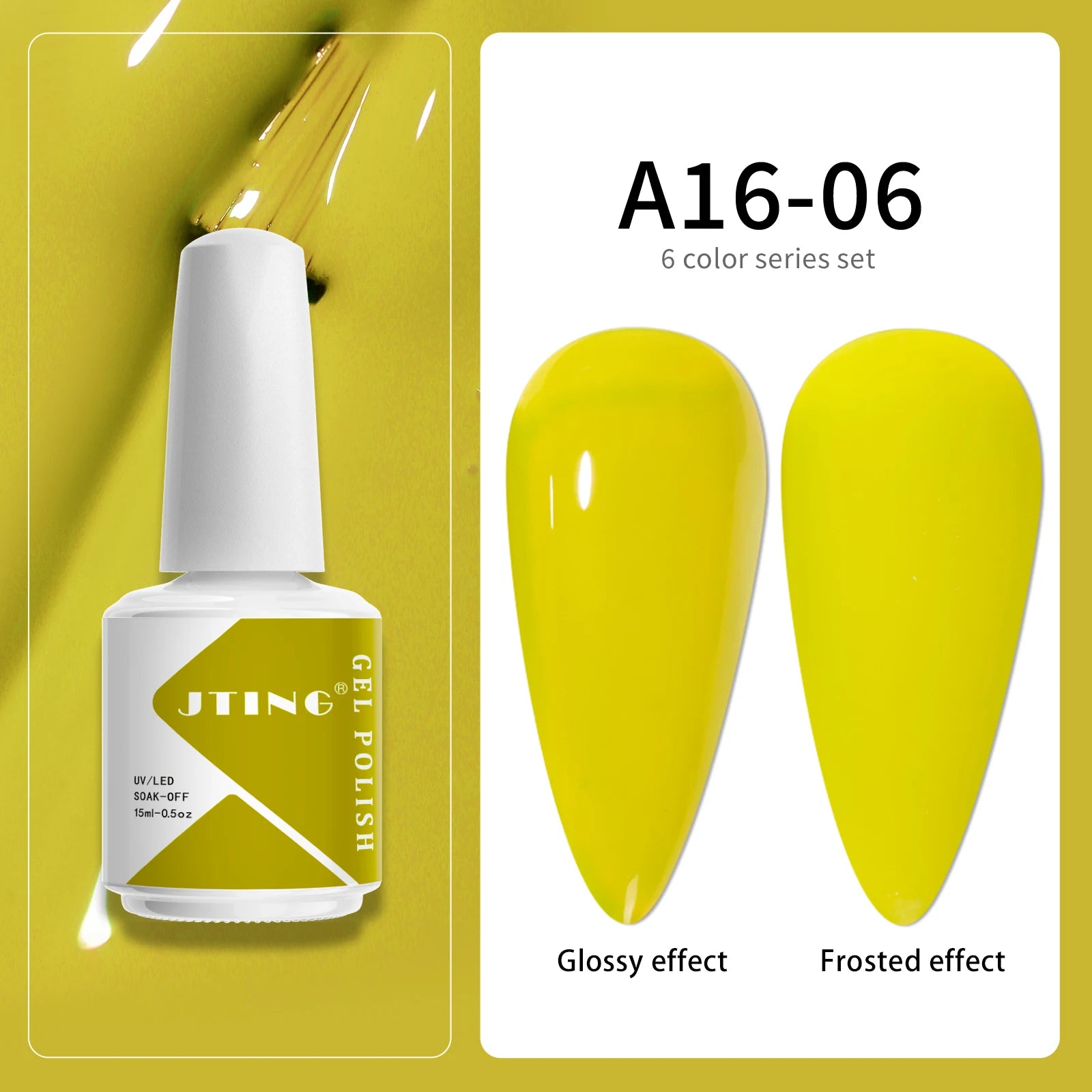 6pcs Gel Nail Polish Set – UV Gel Manicure Kit with Box