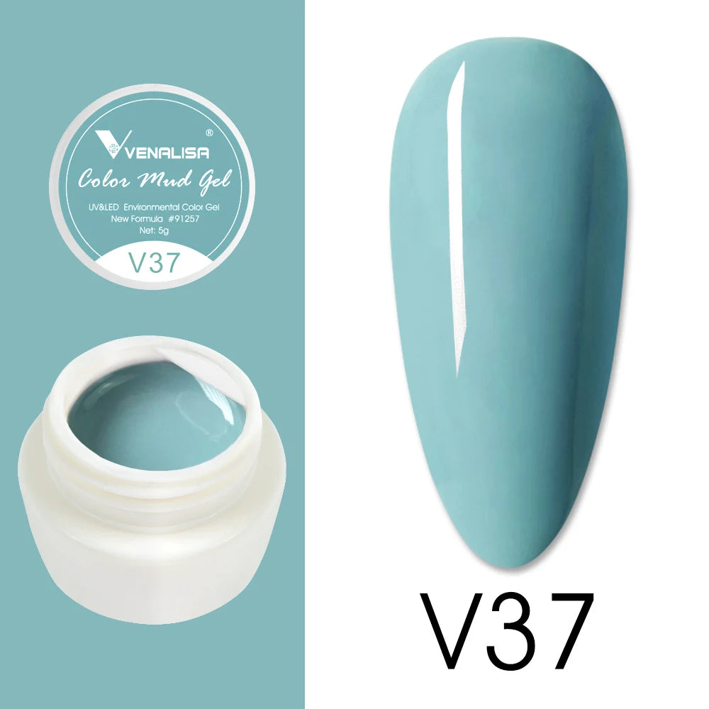 Venalisa Color Mud Gel – Pure Color DIY Nail Art UV Gel Polish