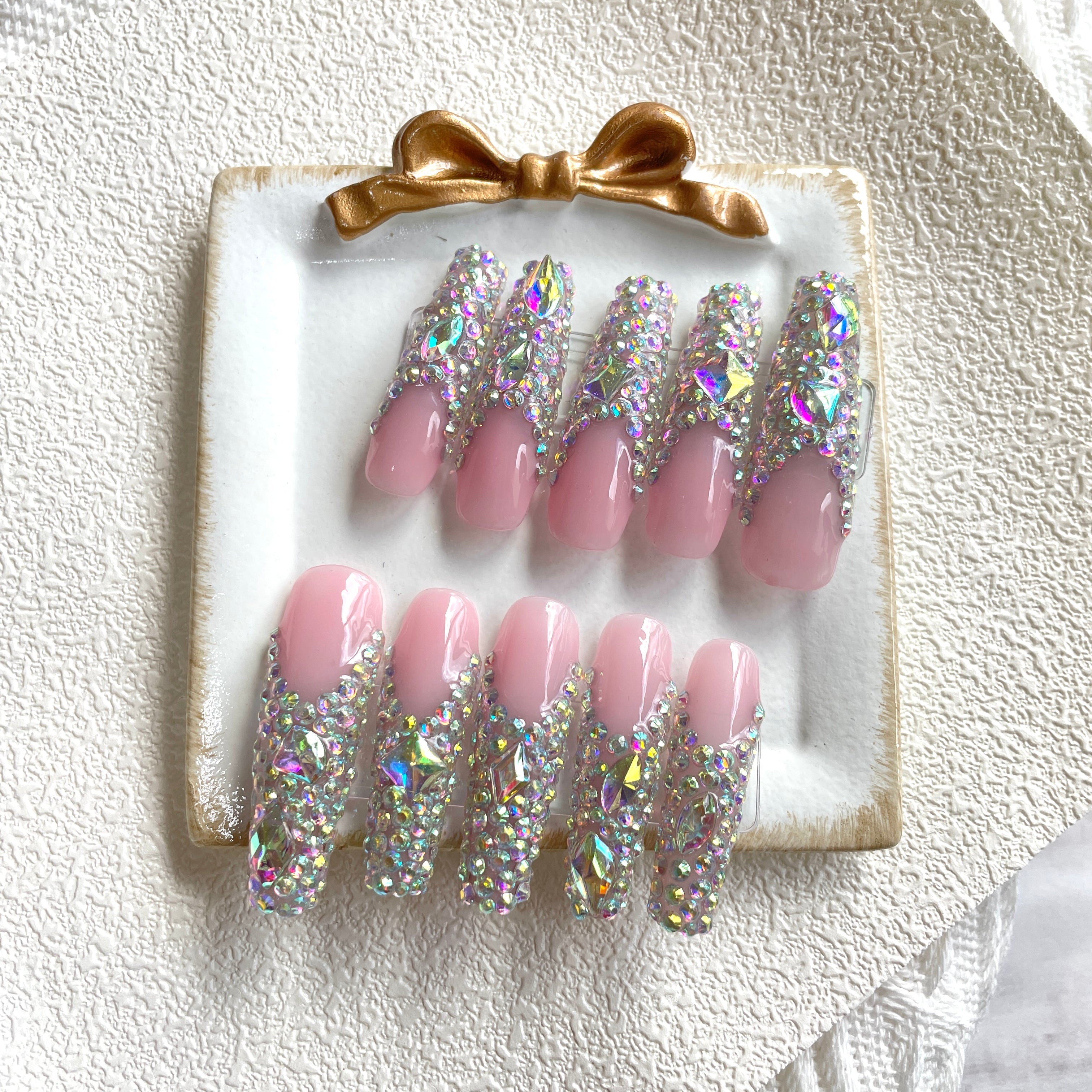 H569-H585 Colorful Press On Nails – Kids Gift Set