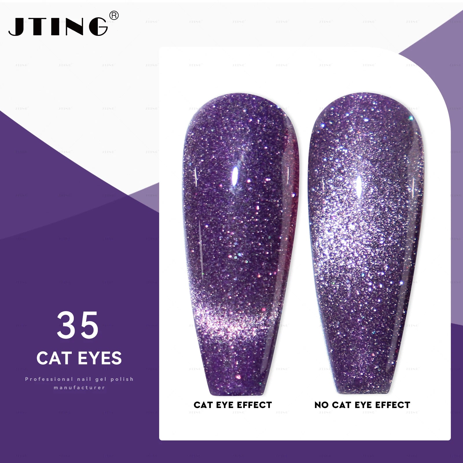 48 Colors Cat Eye Gel Polish Set – Magnetic UV Nail Kit with Box