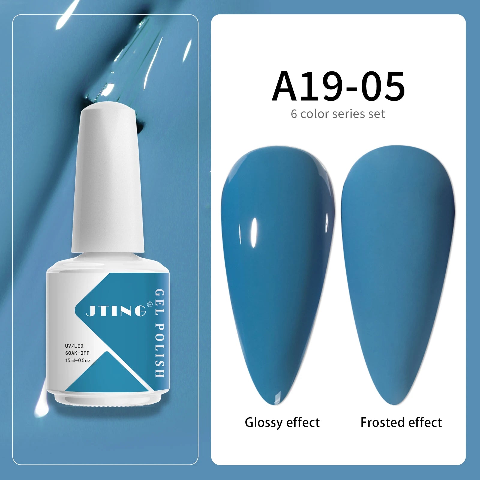 6 Colors Gel Nail Polish Set – UV Gel with Box