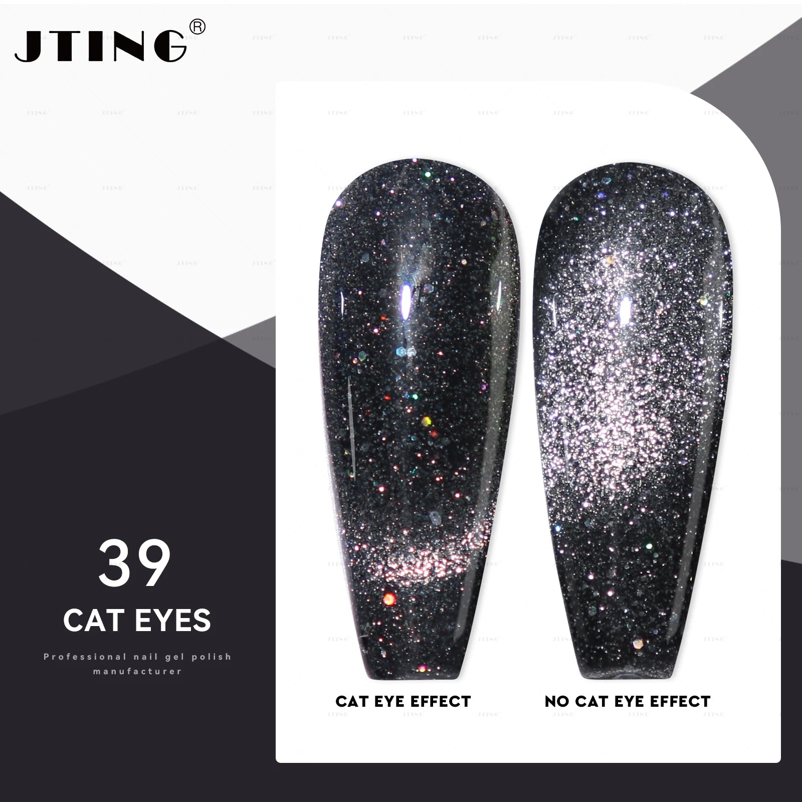 48 Colors Cat Eye Gel Polish Set – Magnetic UV Nail Kit with Box