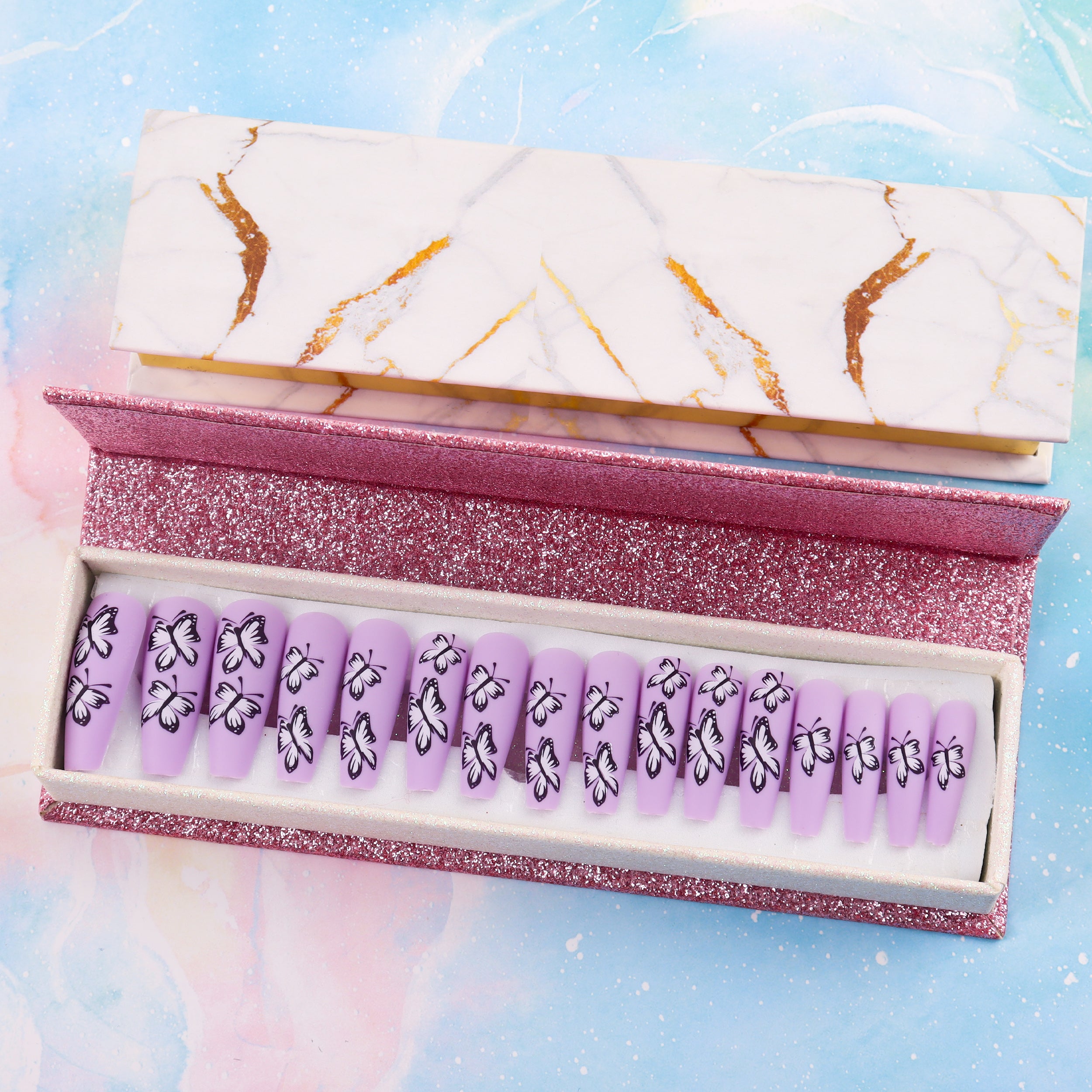 New Arrival Press On Nails – Artificial False Fingernails with Box