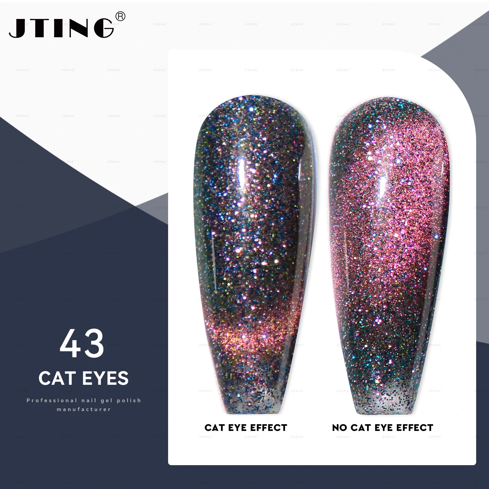 48 Colors Cat Eye Gel Polish Set – Magnetic UV Nail Kit with Box