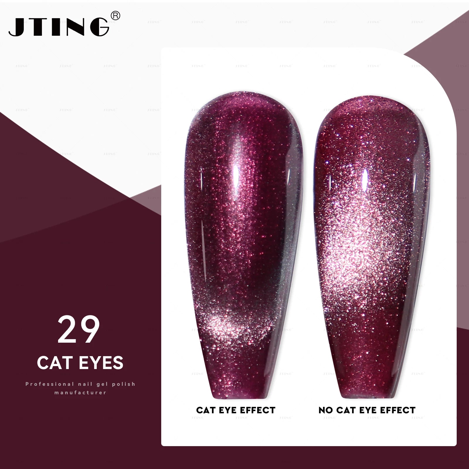 48 Colors Cat Eye Gel Polish Set – Magnetic UV Nail Kit with Box