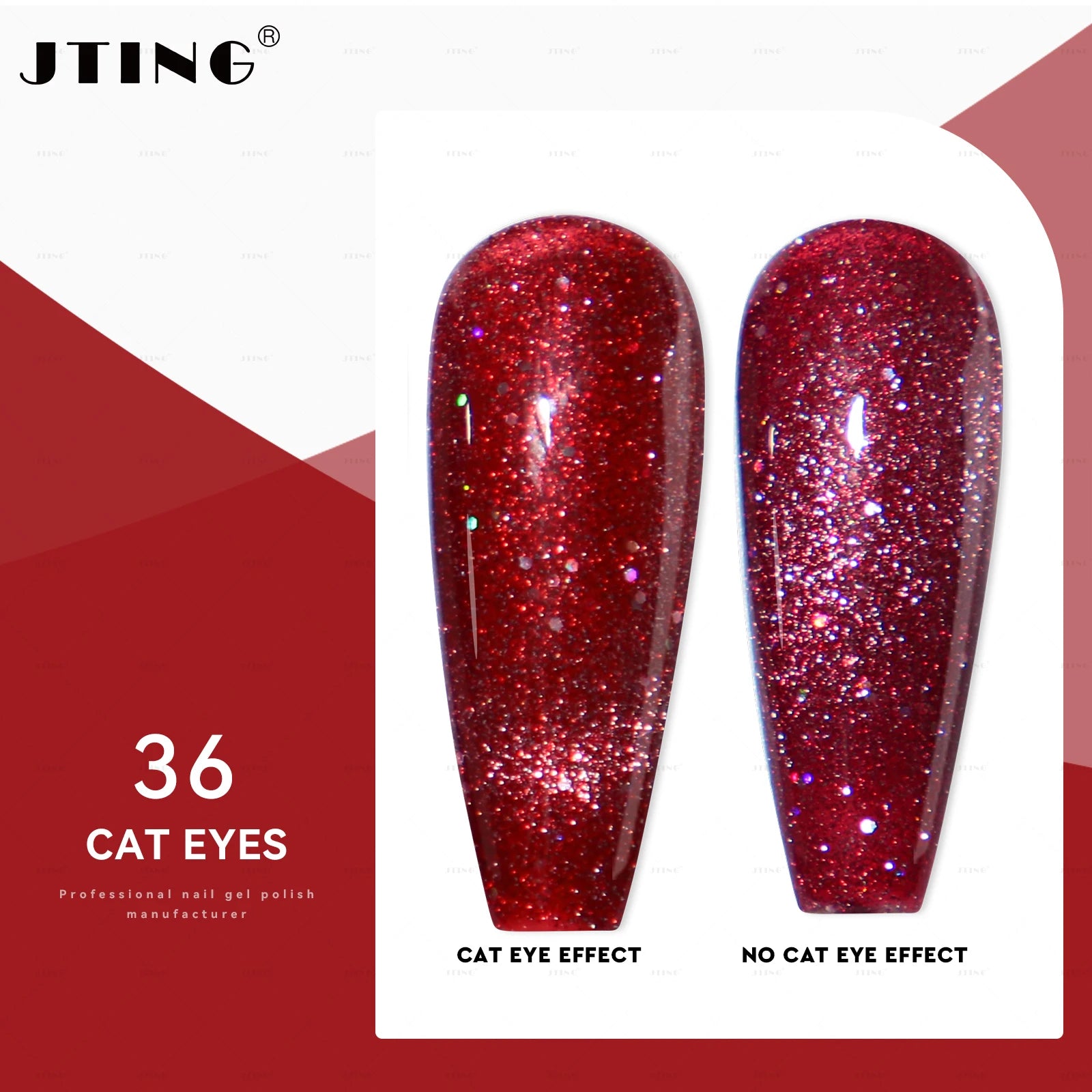 48 Colors Cat Eye Gel Polish Set – Magnetic UV Nail Kit with Box