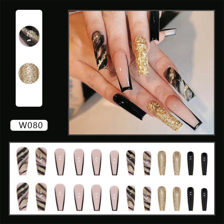 Long Coffin Press On Nails – Colorful Matte Ballerina False Nails (Wholesale)