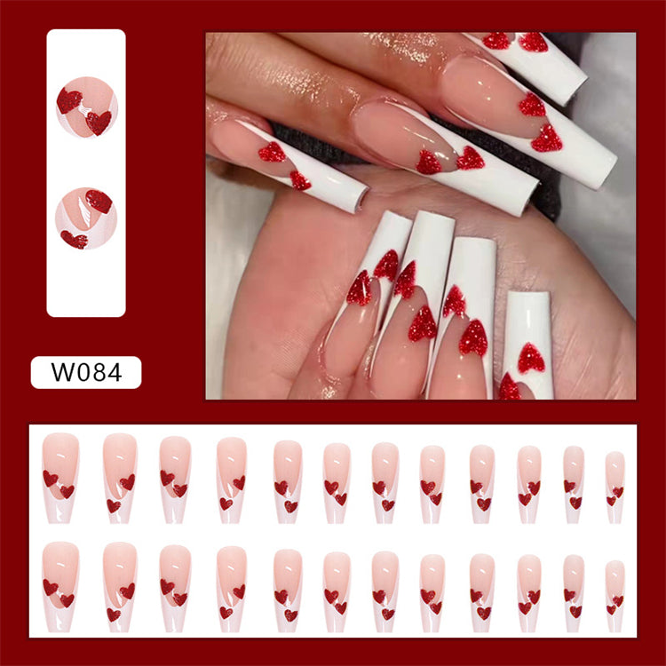 Long Coffin Press On Nails – Colorful Matte Ballerina False Nails (Wholesale)