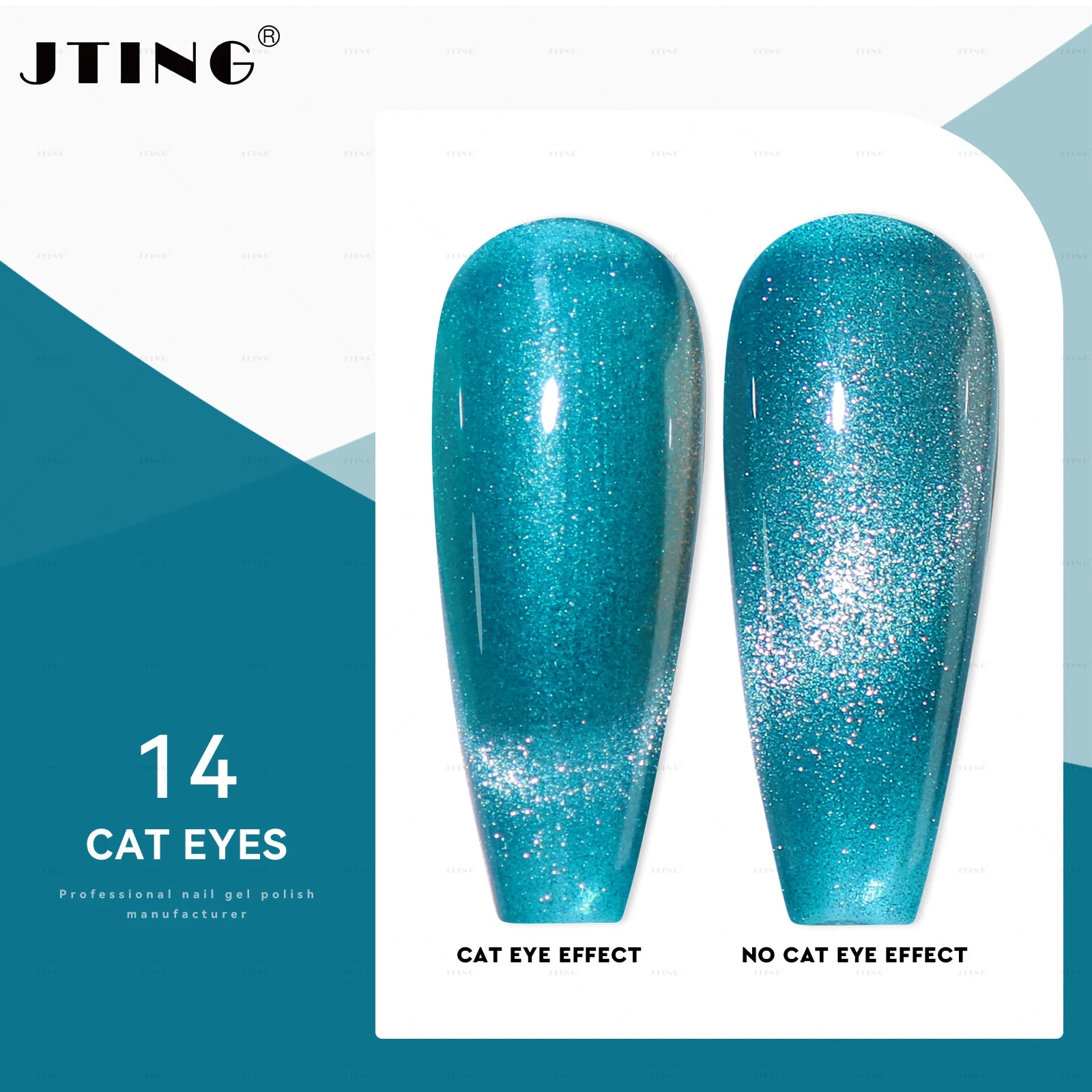 48 Colors Cat Eye Gel Polish Set – Magnetic UV Nail Kit with Box