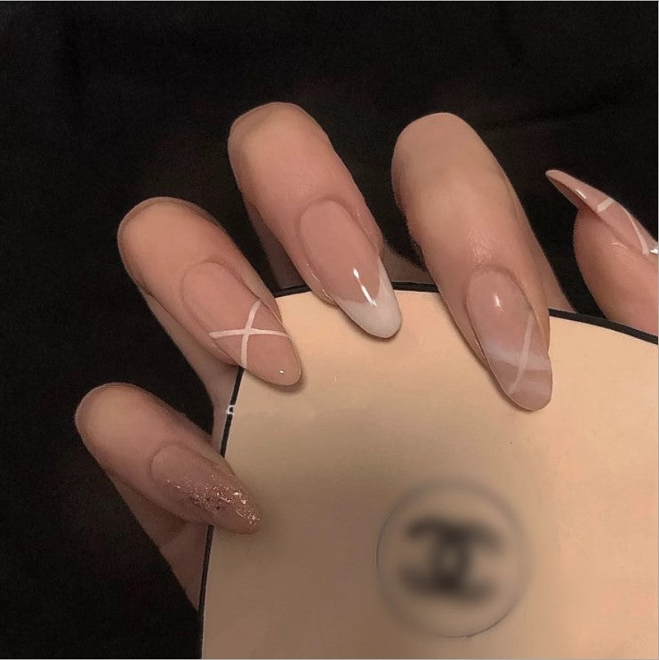 Summer Style Coffin Press On Nails – Acrylic Nail Tips