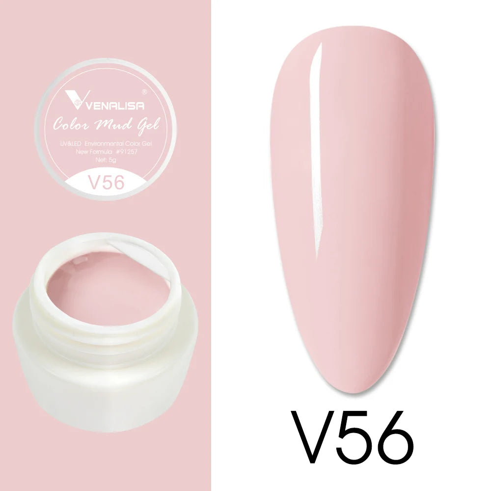 Venalisa Color Mud Gel – Pure Color DIY Nail Art UV Gel Polish