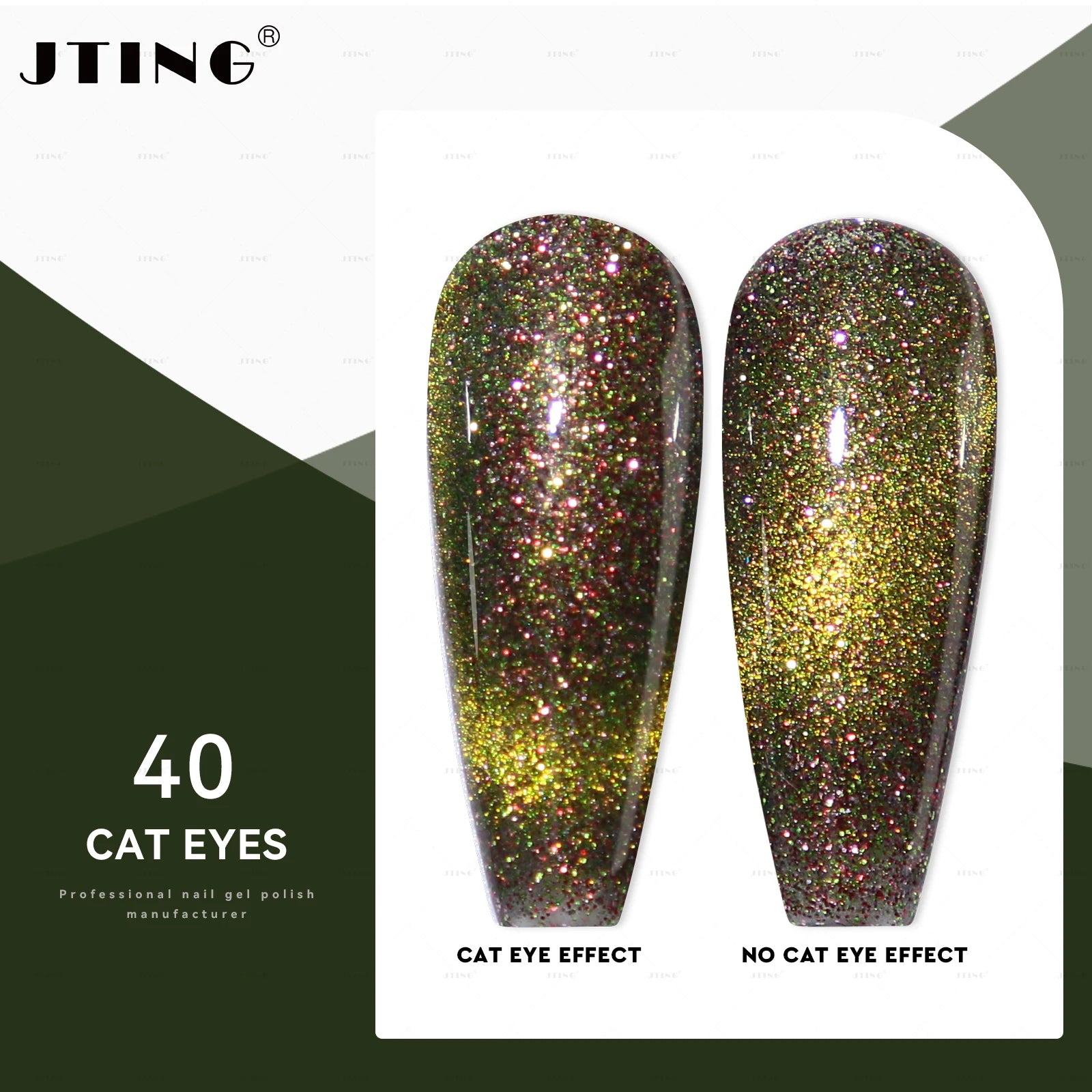 48 Colors Cat Eye Gel Polish Set – Magnetic UV Nail Kit with Box