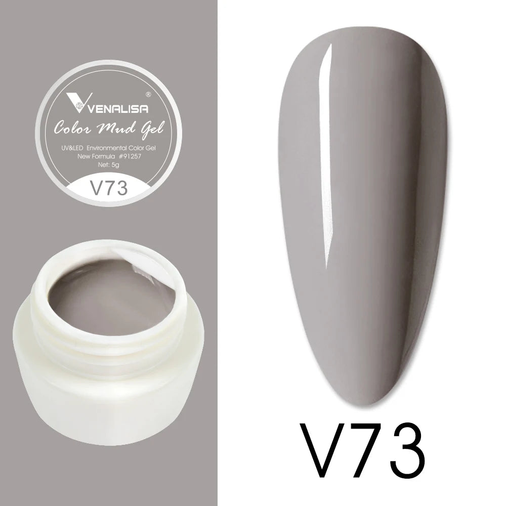 Venalisa Color Mud Gel – Pure Color DIY Nail Art UV Gel Polish