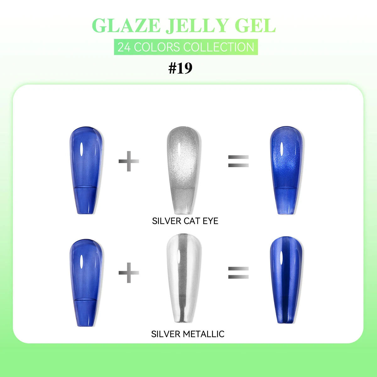 24 Colors Jelly Sheer UV Gel Nail Polish Set – High Pigment with Box