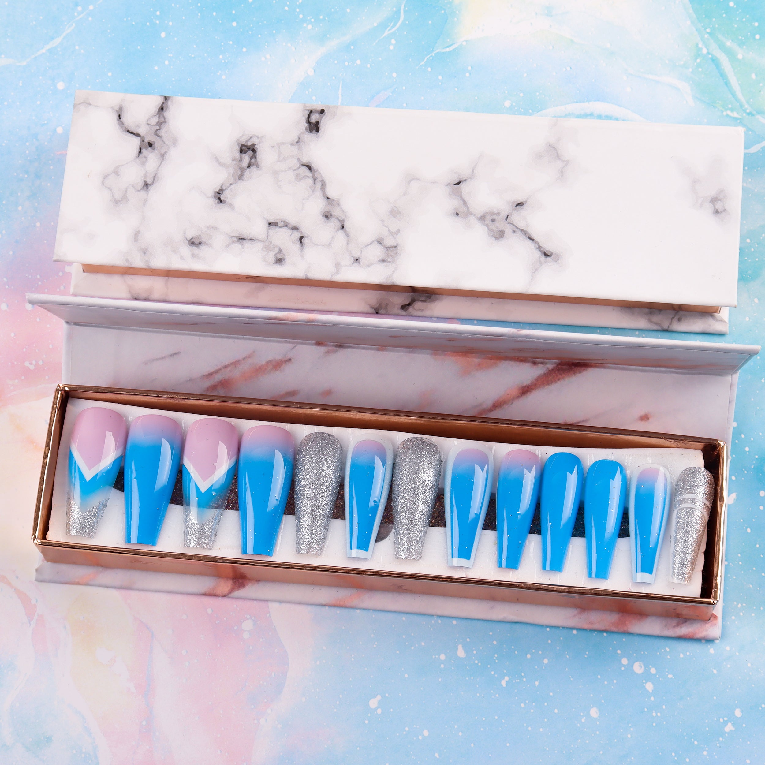 New Arrival Press On Nails – Artificial False Fingernails with Box