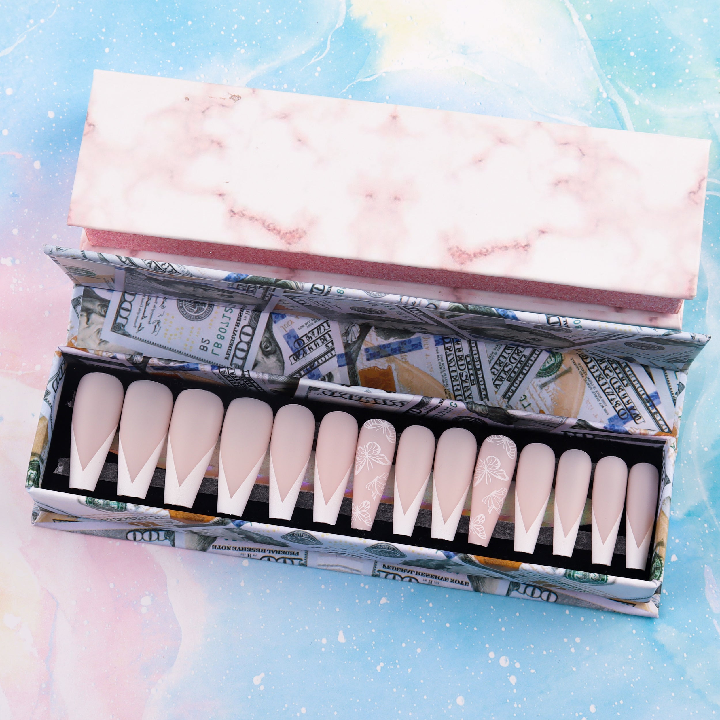 New Arrival Press On Nails – Artificial False Fingernails with Box