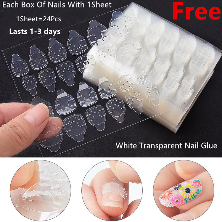 Long Coffin Press On Nails – Colorful Matte Ballerina False Nails (Wholesale)