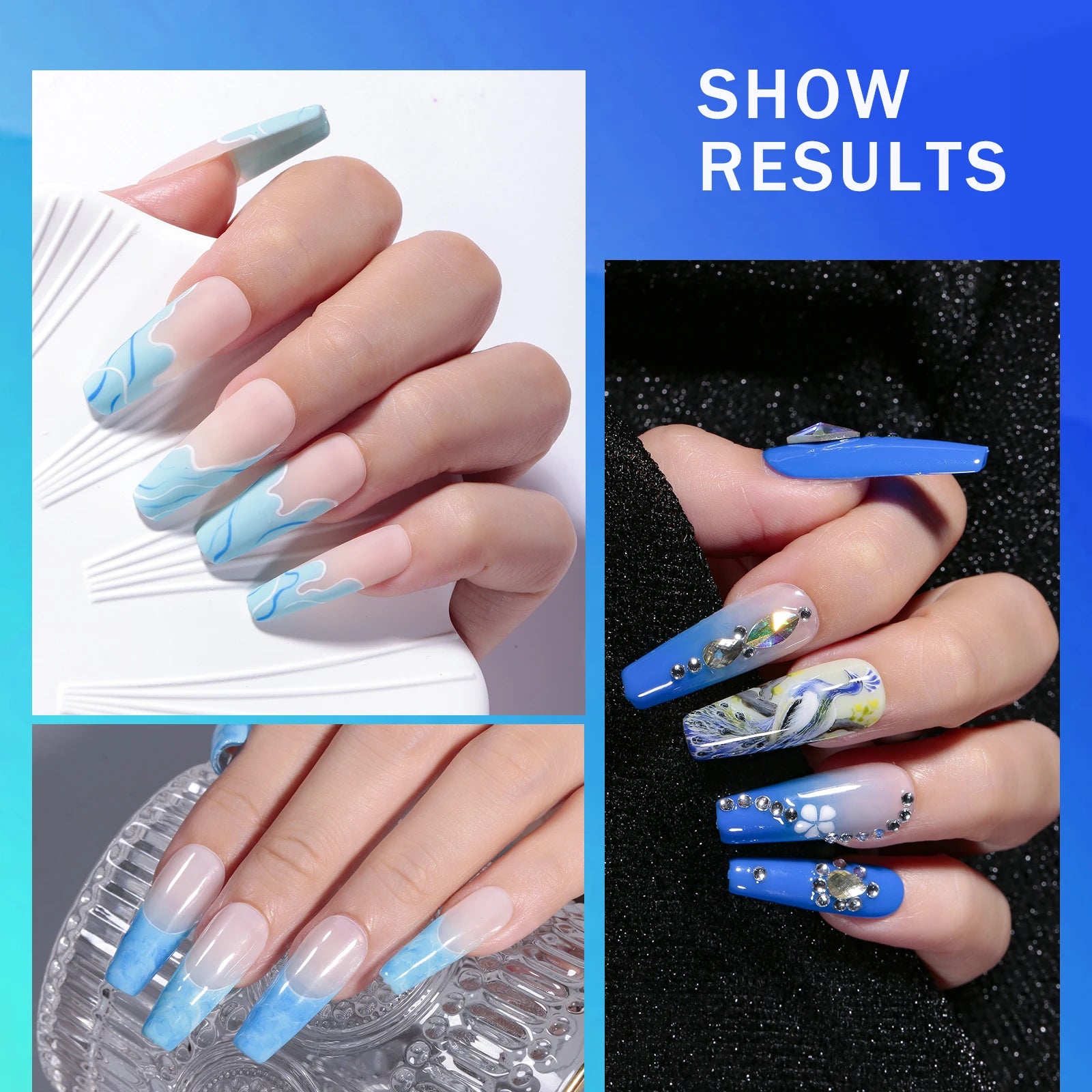 6 Colors Gel Nail Polish Set – UV Gel with Box