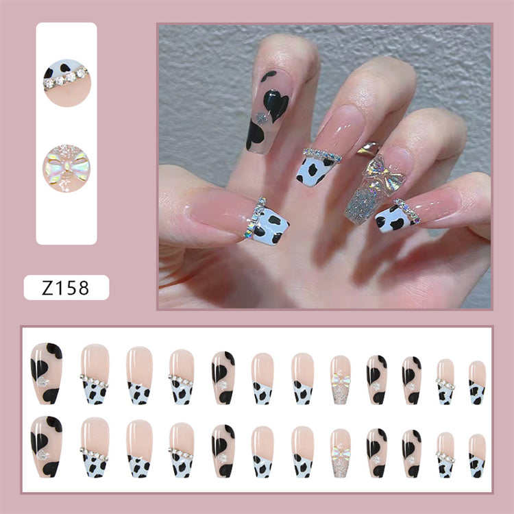 Long Coffin Press On Nails – Colorful Matte Ballerina False Nails (Wholesale)