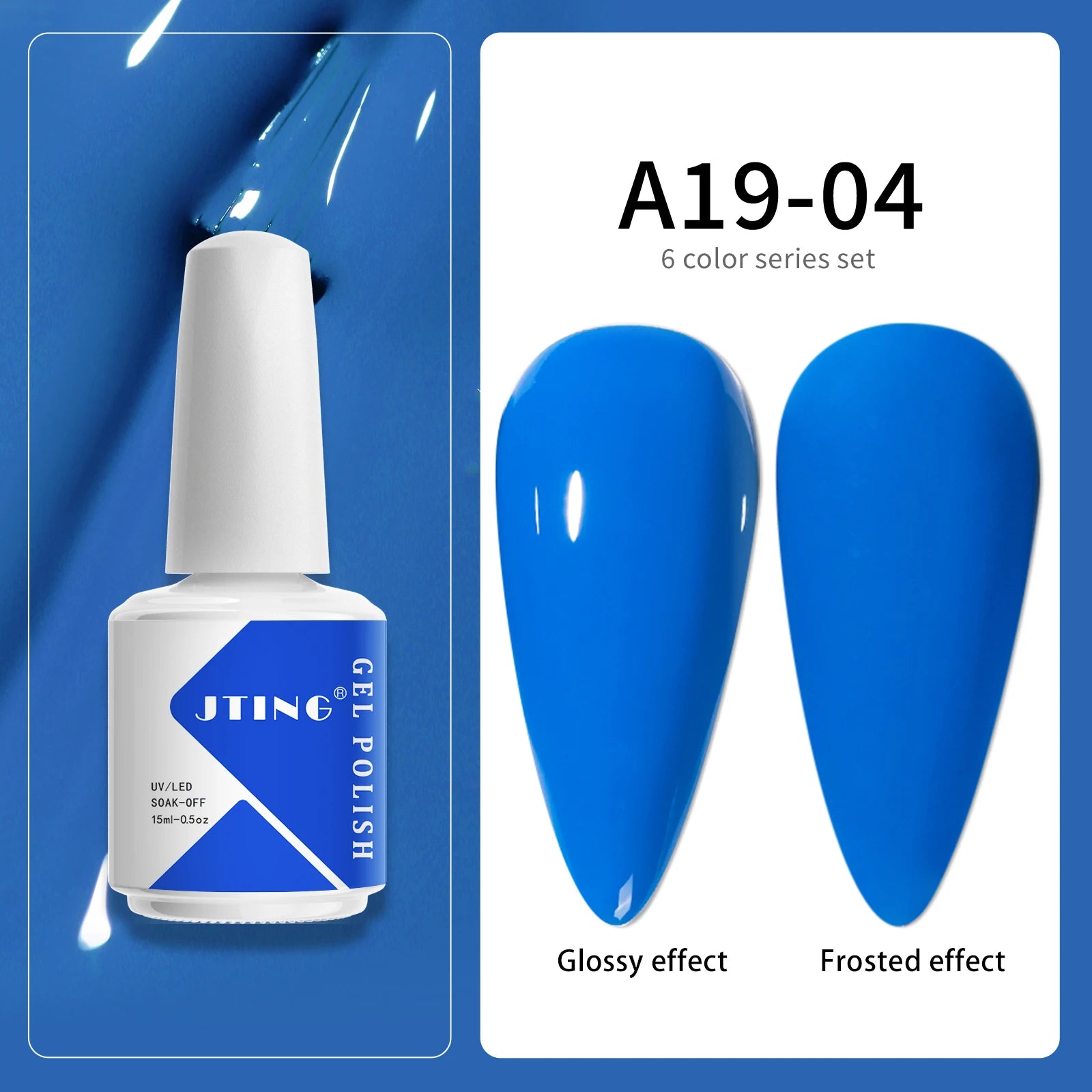 6 Colors Gel Nail Polish Set – UV Gel with Box